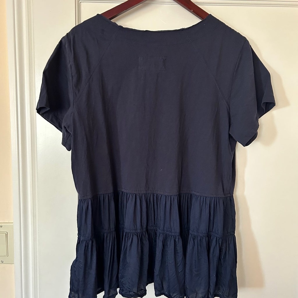 Anthropologie Iona Flounced Top View 6